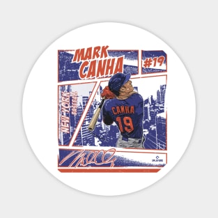 Mark Canha New York M Comic Magnet